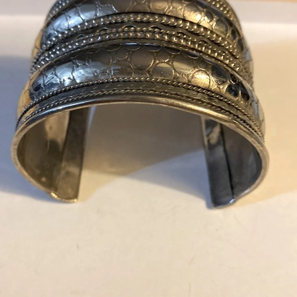 Cuff Bracelet, Minimalist, Bangle, Boho, Snake, Hammered, Chunky, Vintage